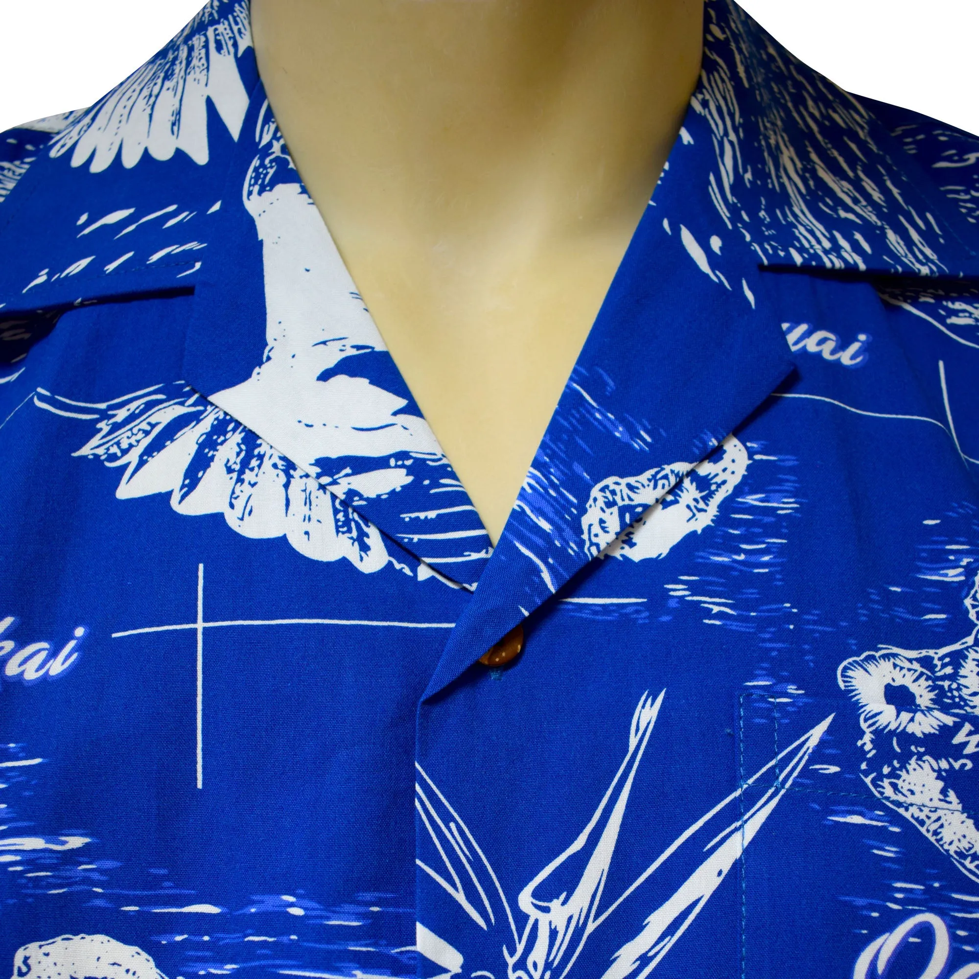 Map 3 Men's Aloha Shirt