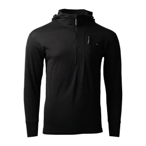 Merino Half Zip with Hood