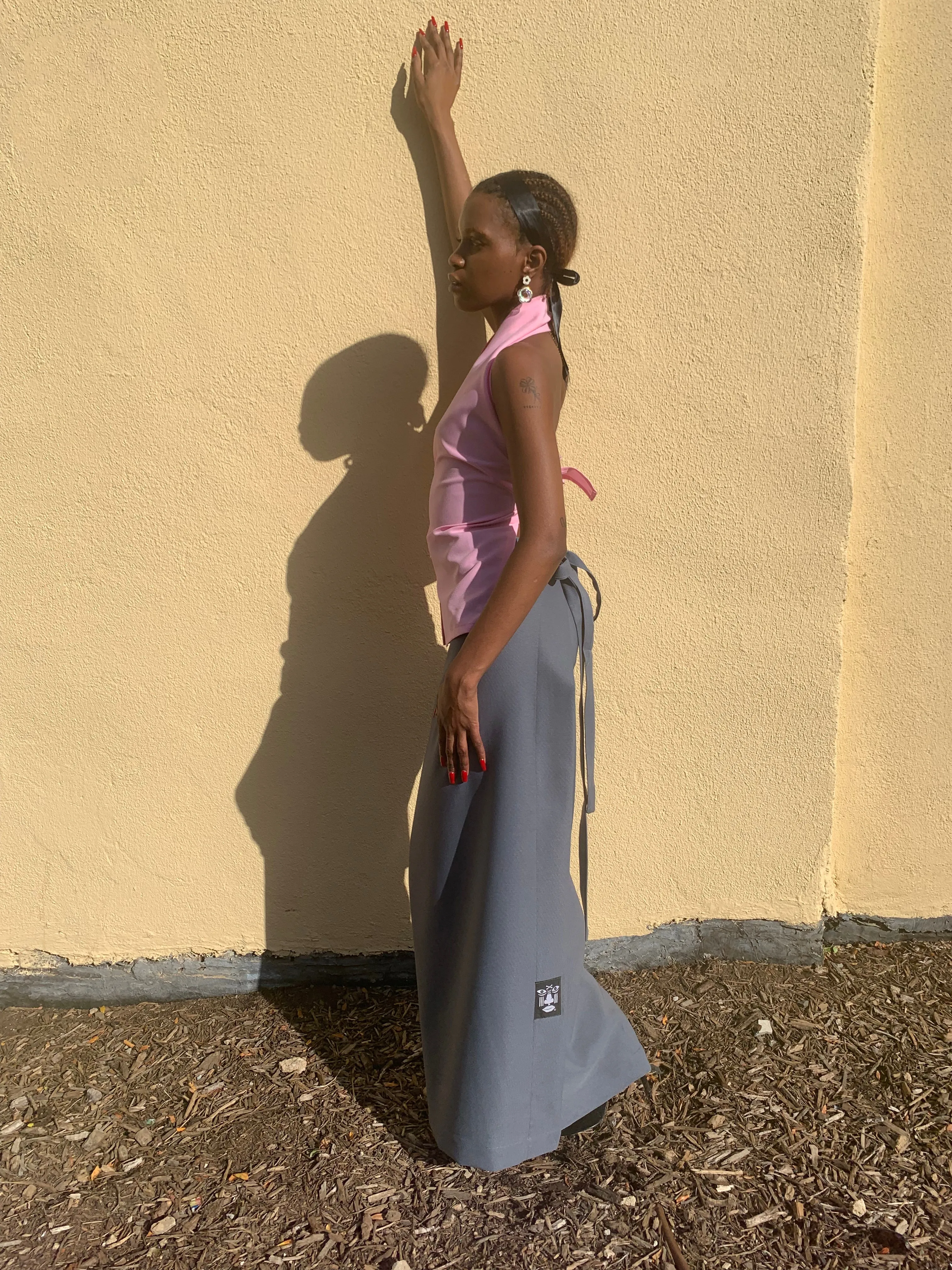 MOSHOOD Long Wrap Skirt