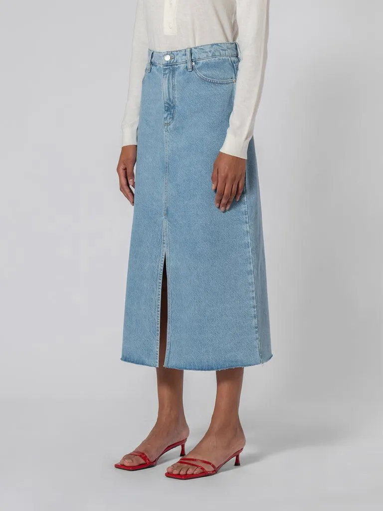 Nobody Denim Mallory Skirt in Indigo Dreams Wash