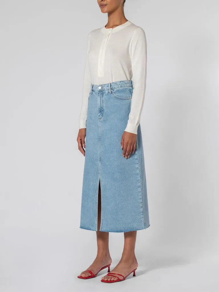 Nobody Denim Mallory Skirt in Indigo Dreams Wash