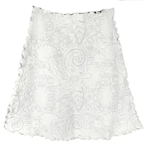 Off White Kila Jacquard Knit Bias Skirt