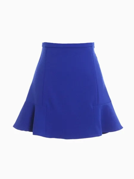 Oliver Frill Hem Skirt -Royal Blue