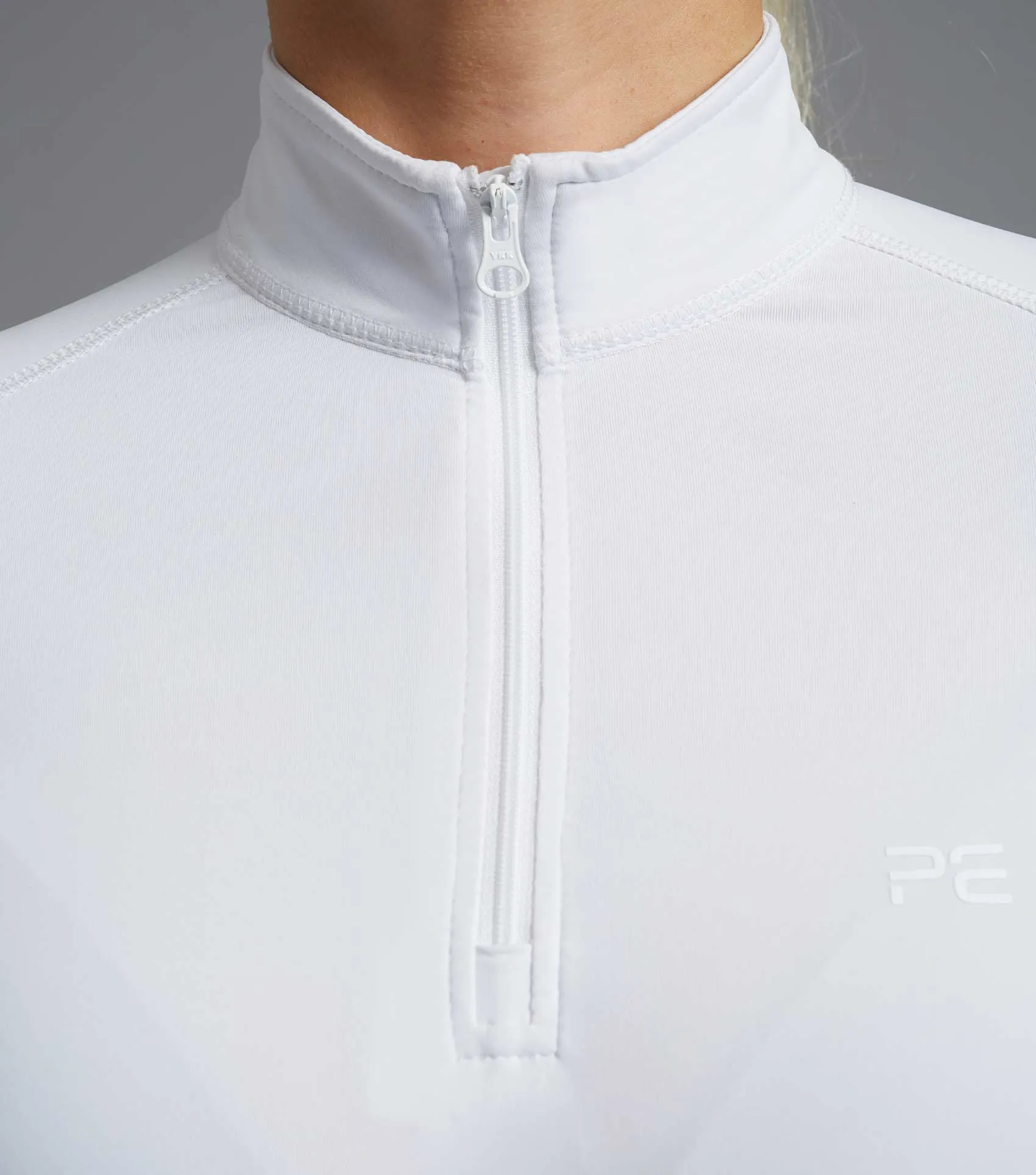 Ombretta Ladies Technical Riding Top White