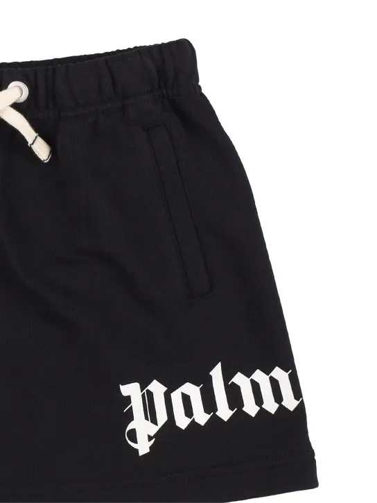 Palm Angels   Logo cotton sweat skirt 