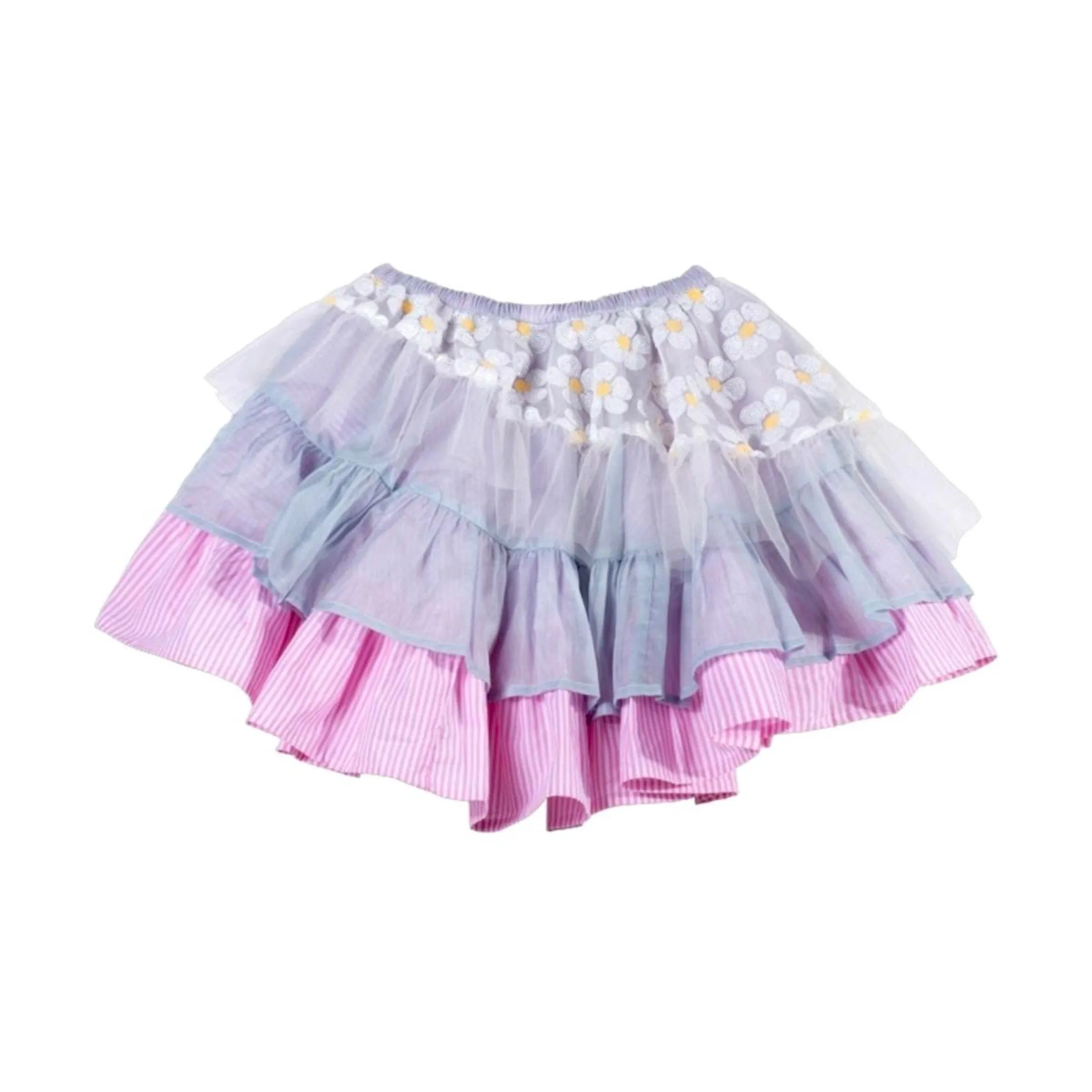 Paper Wings Girls Sequin Tulle Skirt