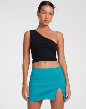 Pelma Mini Skirt in Tailoring Azure Blue