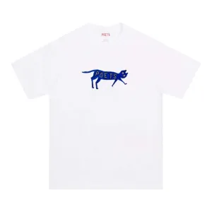 POETS CAT T SHIRT WHITE