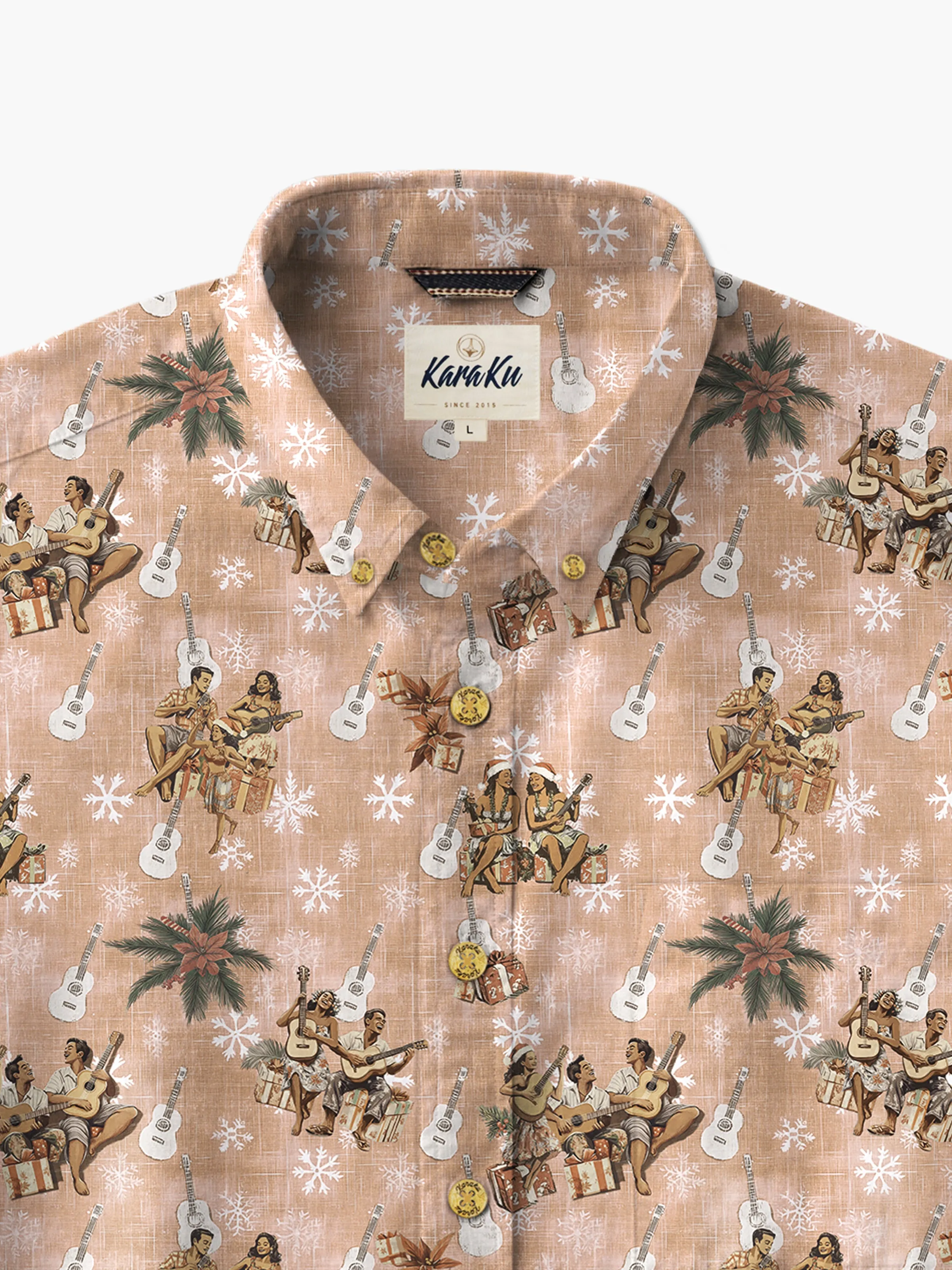 PRE-ORDER Pink Joyful Xmas Vibes Cotton Shirt