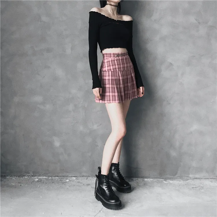 "HEART ZIPPER" SKIRT