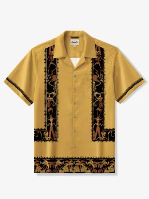 Rebel Waves Skull & Tropics Fusion Cotton Camp Shirt