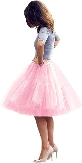 Romantic Hot Pink Sex & The City Inspired Tulle Tutu Skirt