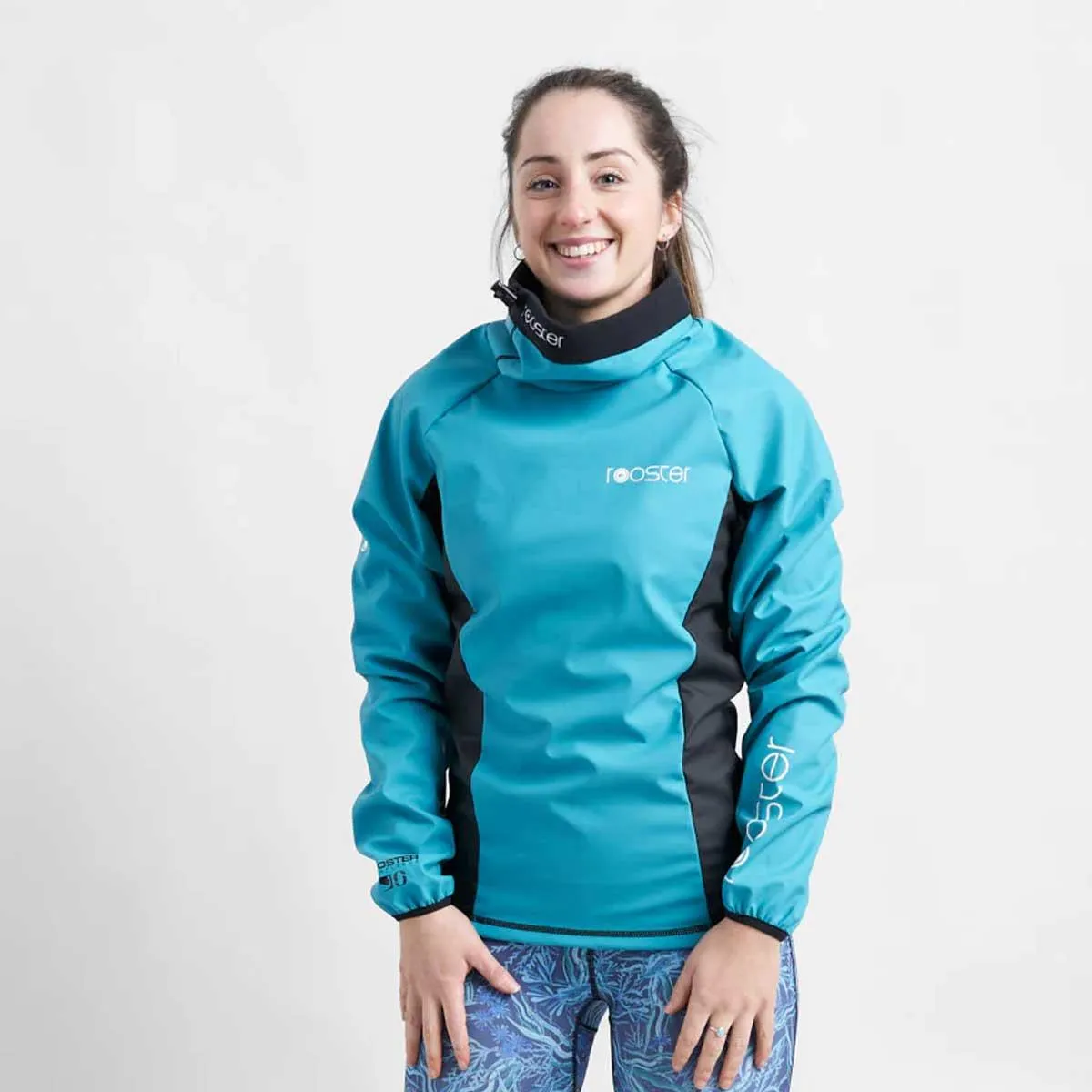 Rooster Womens Classic Aquafleece Top - Teal