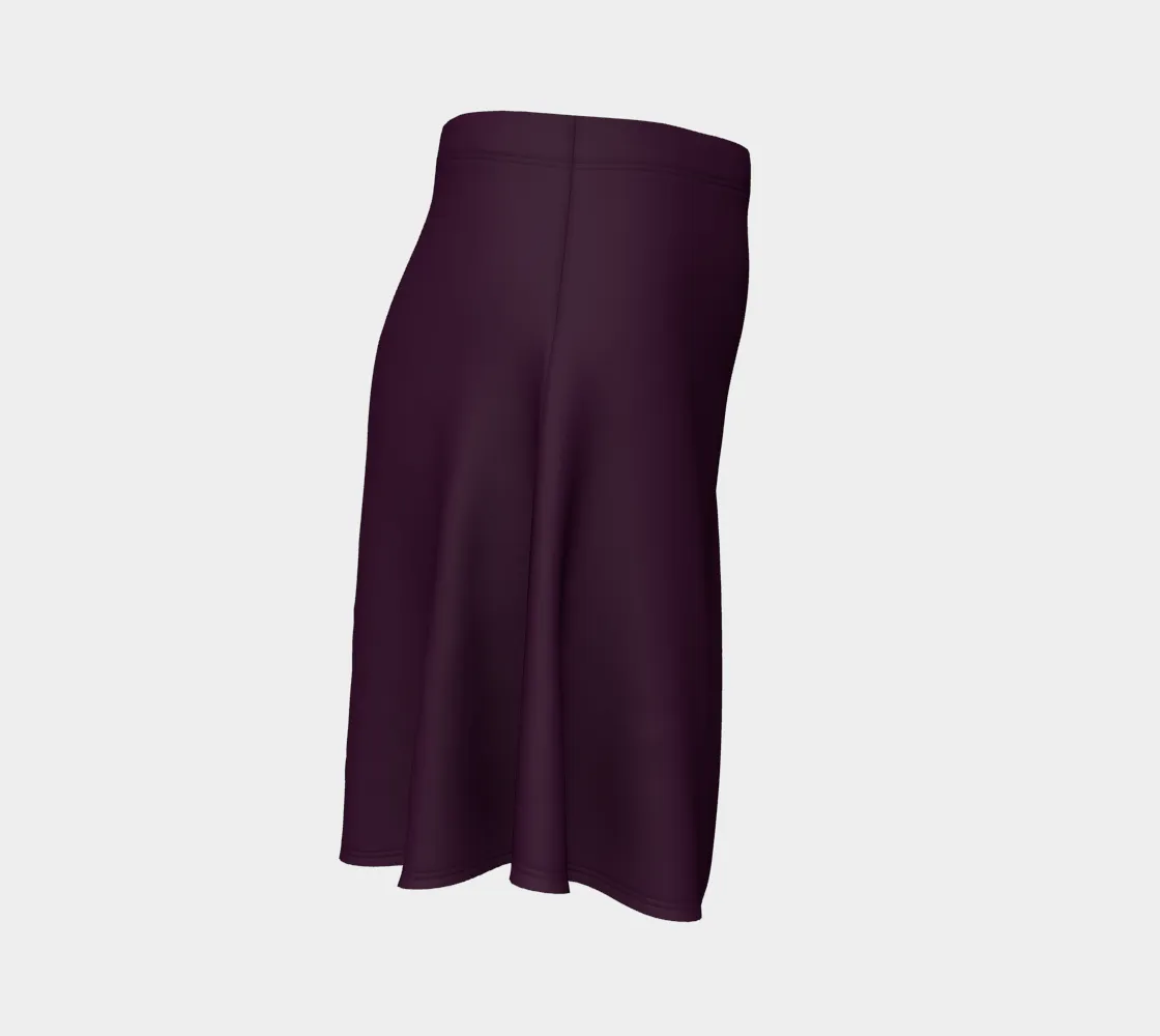 Royal Purple Flare Skirt