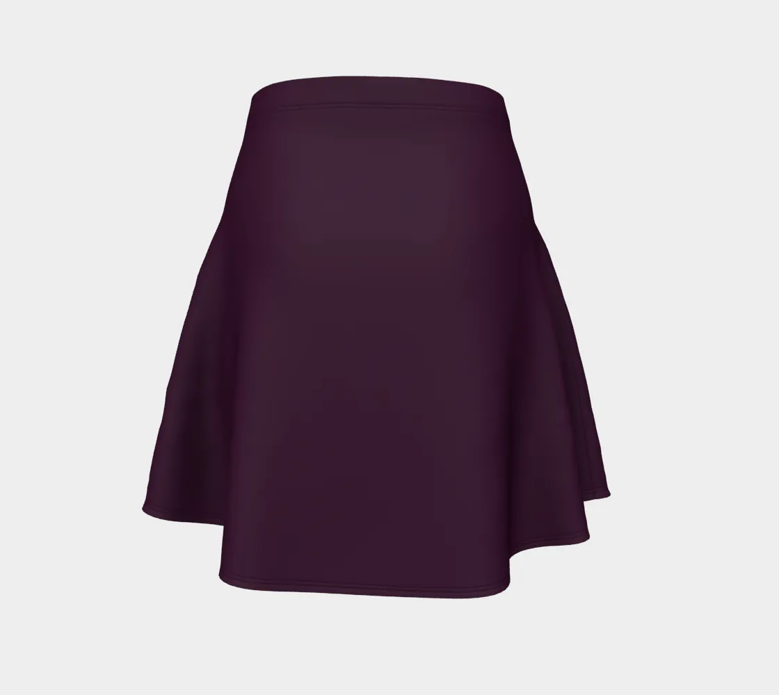 Royal Purple Flare Skirt