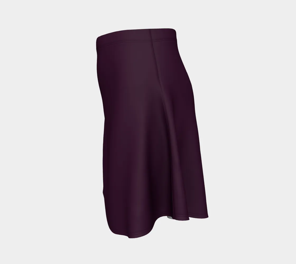 Royal Purple Flare Skirt