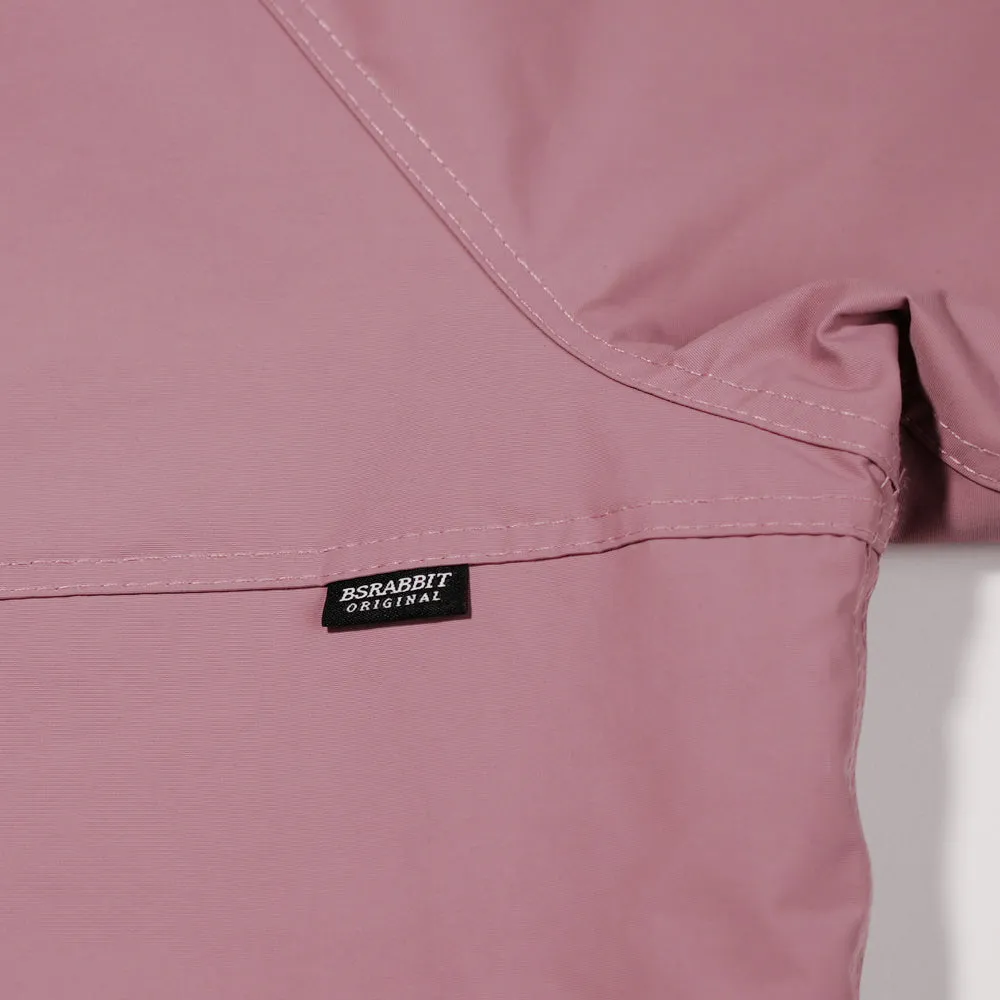 RUN HOODED ANORAK JACKET PINK