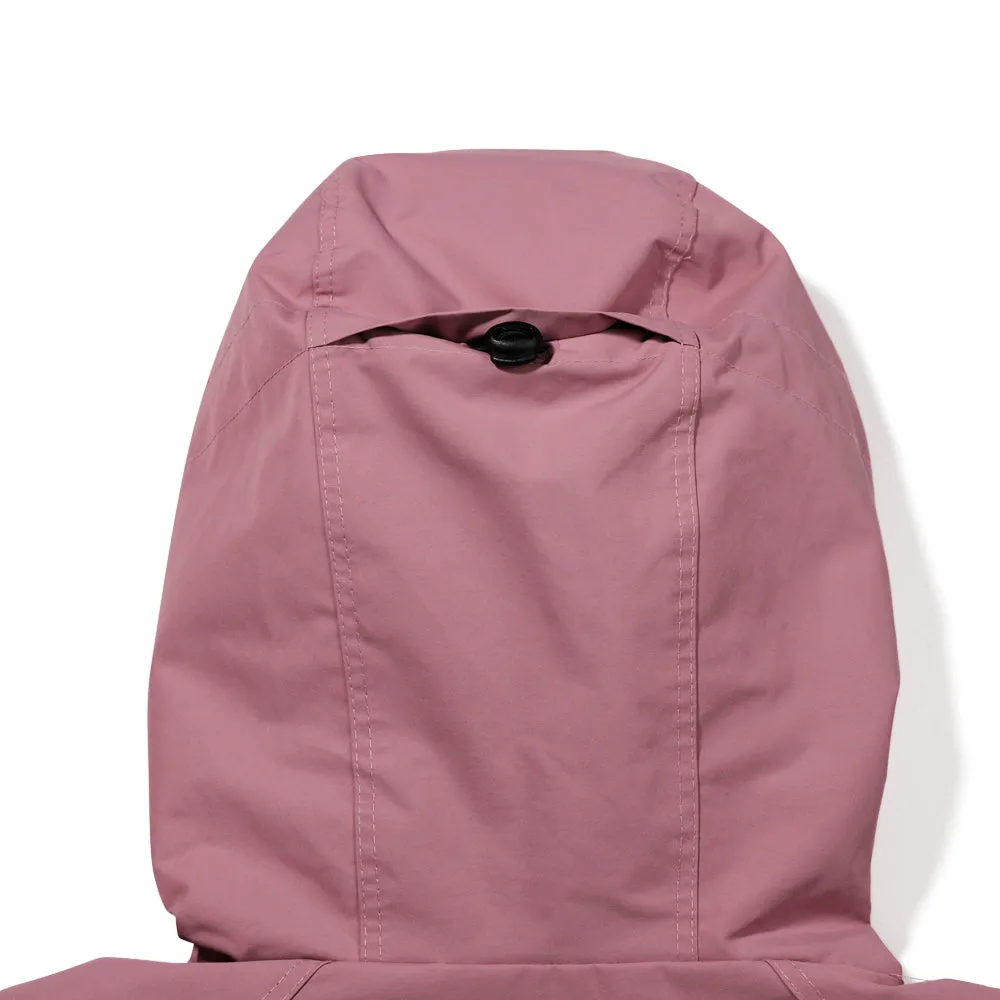 RUN HOODED ANORAK JACKET PINK