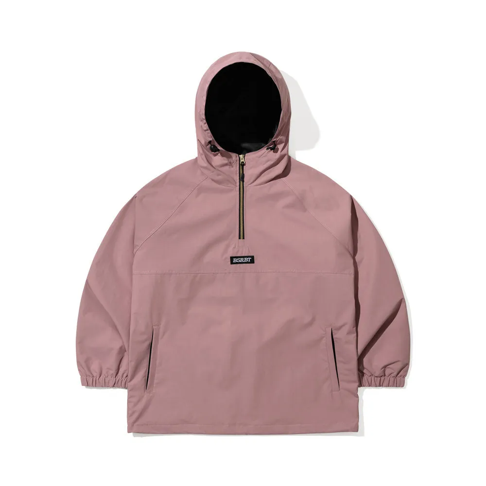 RUN HOODED ANORAK JACKET PINK