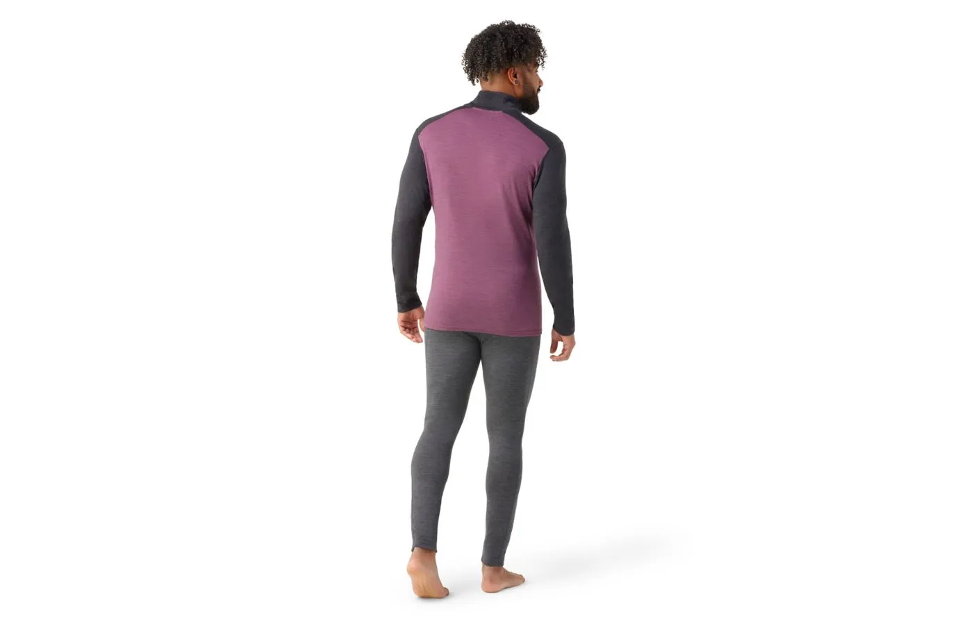 Smartwool | Classic Thermal Merino Base Layer 1/4 Zip | Men's | Purple Heather