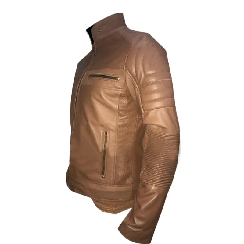 Soul revolver cafe Racer Biker Leather Jacket