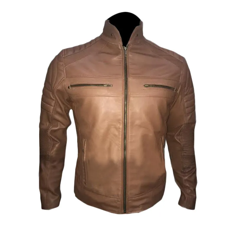 Soul revolver cafe Racer Biker Leather Jacket