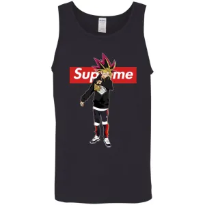 Supreme Yugi Mutou Game Yugioh T-shirt Men Cotton Tank