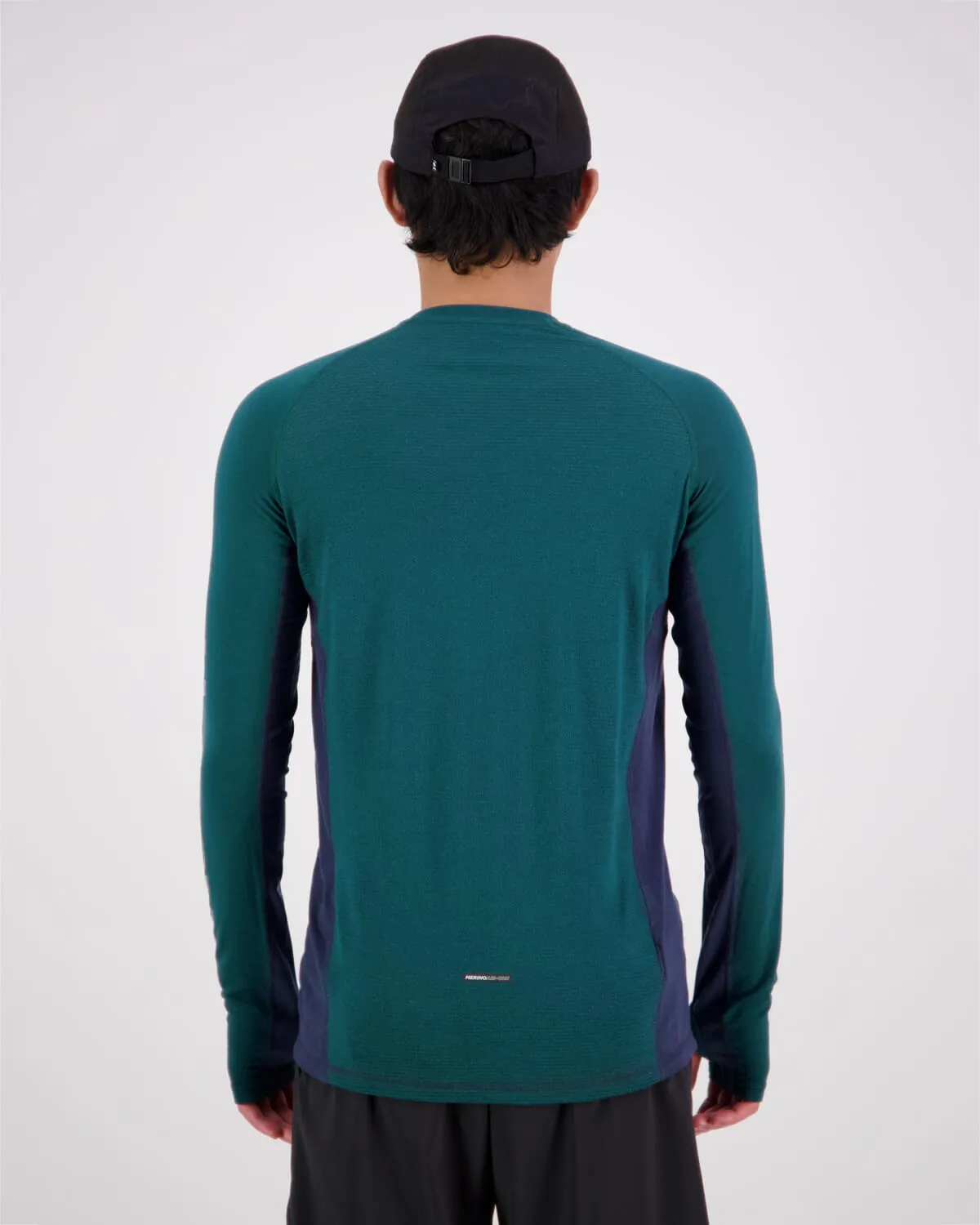 Temple Merino Long Sleeve - Evergreen / Midnight