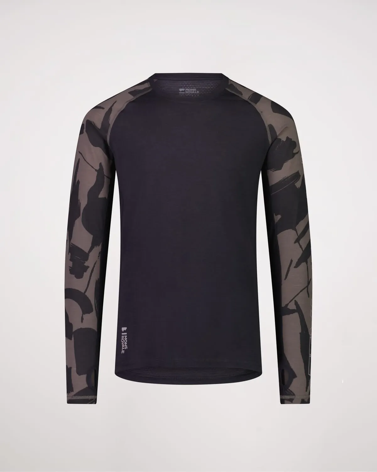 Temple Merino Long Sleeve - Shale / Fragments