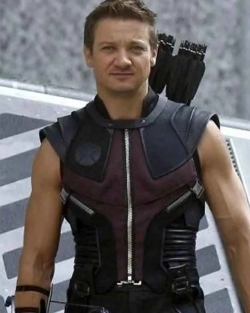 The Avengers Hawkeye Leather Vest