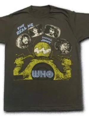 The Real Me: A Classic Tribute to The Who on a Black Single Stitched t shirt