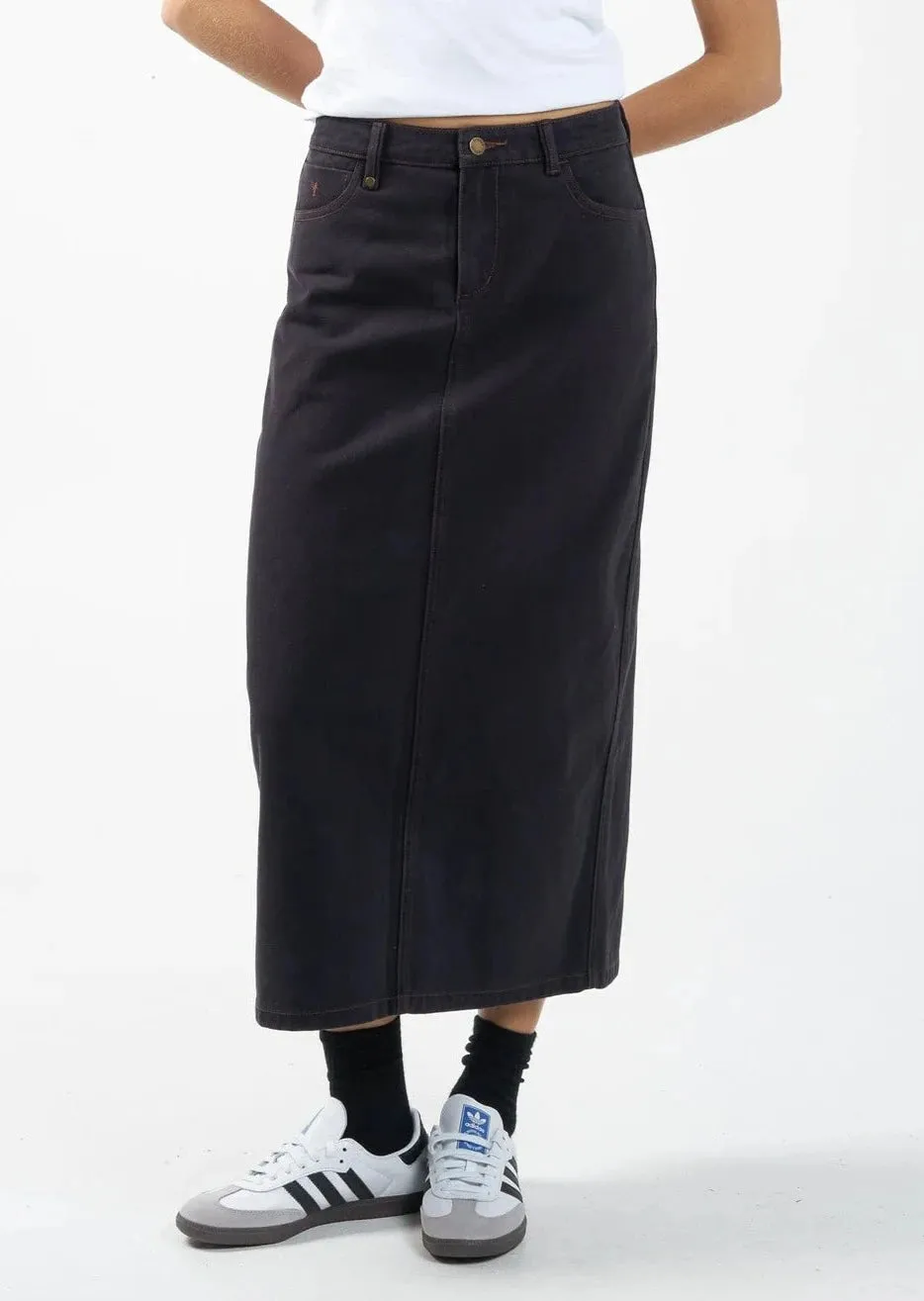 Thrills Frankie Skirt Midnight Blue