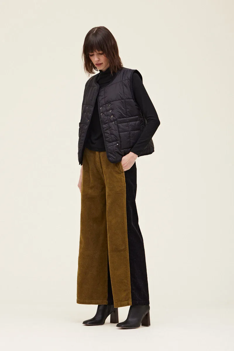 Two Tone Corduroy Pants