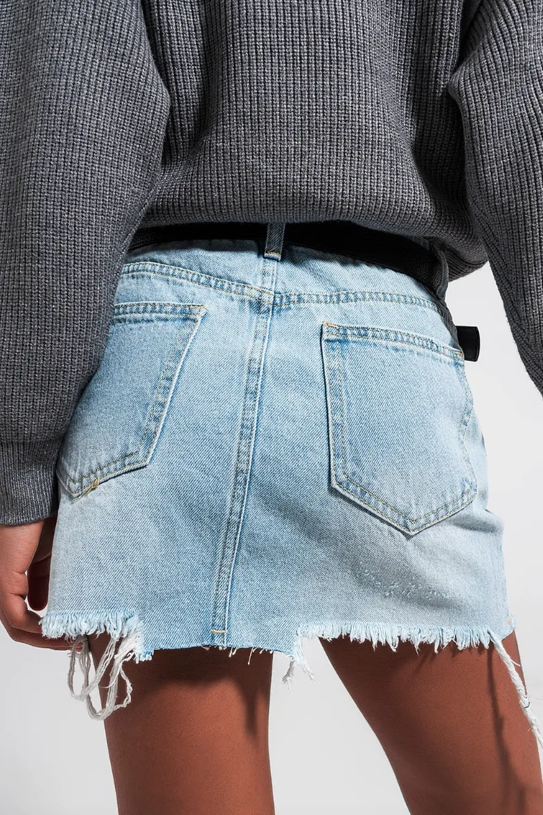 Urban Nights Denim Skirt