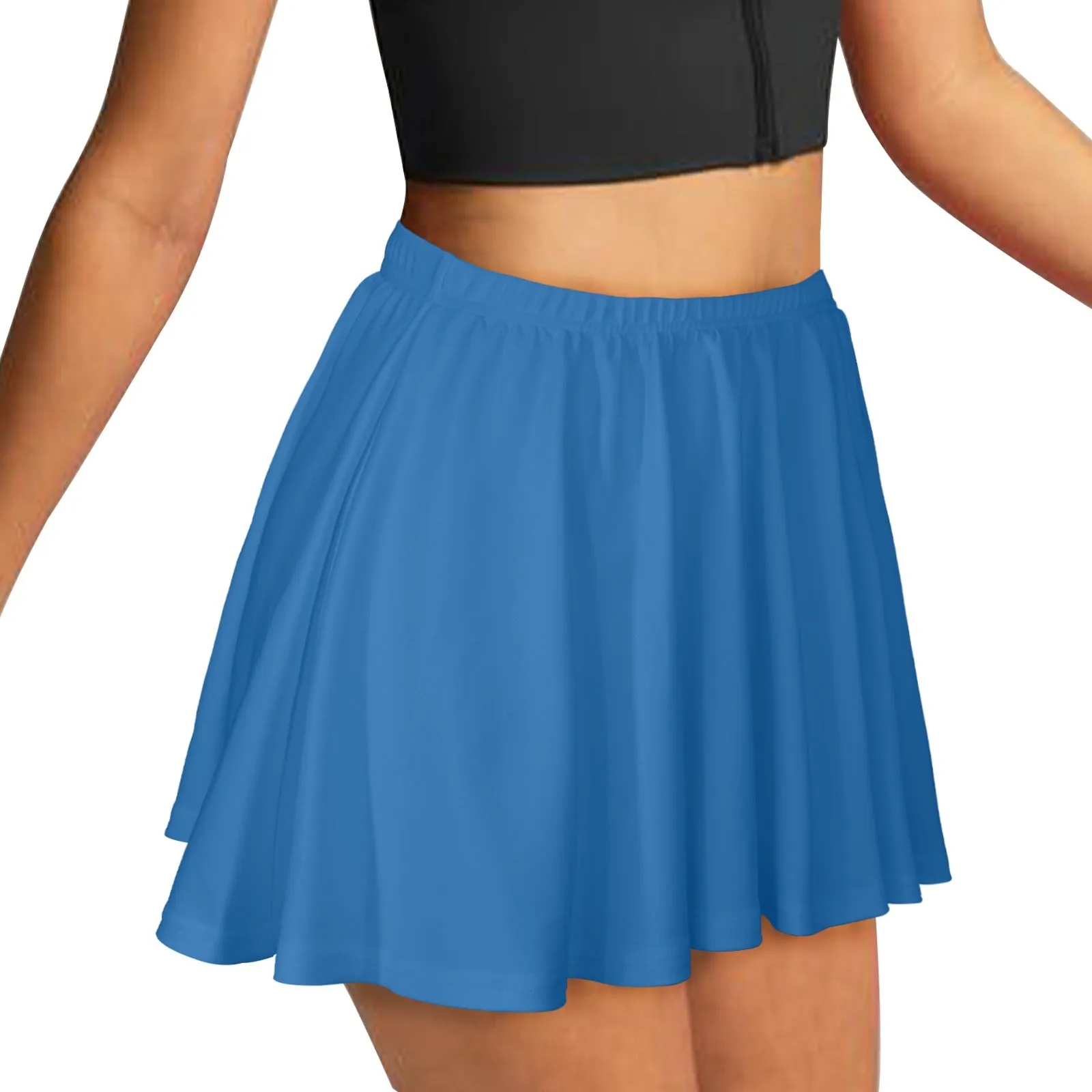 Venice Blue Skater Skirt All Over Print Skater Skirt (Model D69)