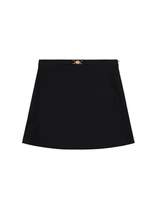 Versace   Viscose blend compact jersey mini skirt 