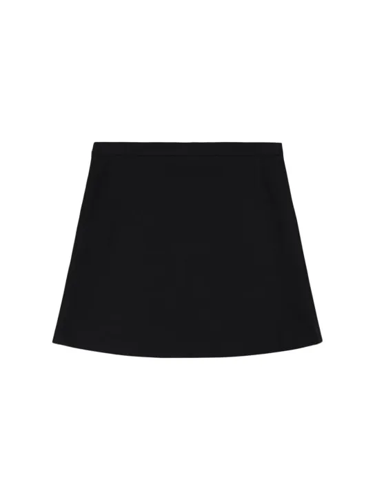 Versace   Viscose blend compact jersey mini skirt 