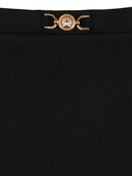 Versace   Viscose blend compact jersey mini skirt 