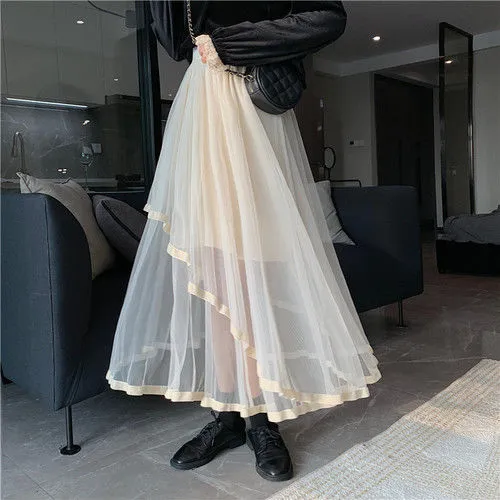 Women Chiffon Skirt