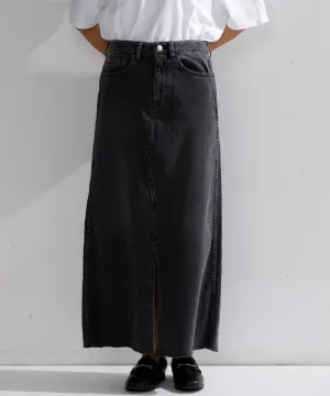 【WOMEN】Healthy denim Pear Maxi SKIRT マキシスカート