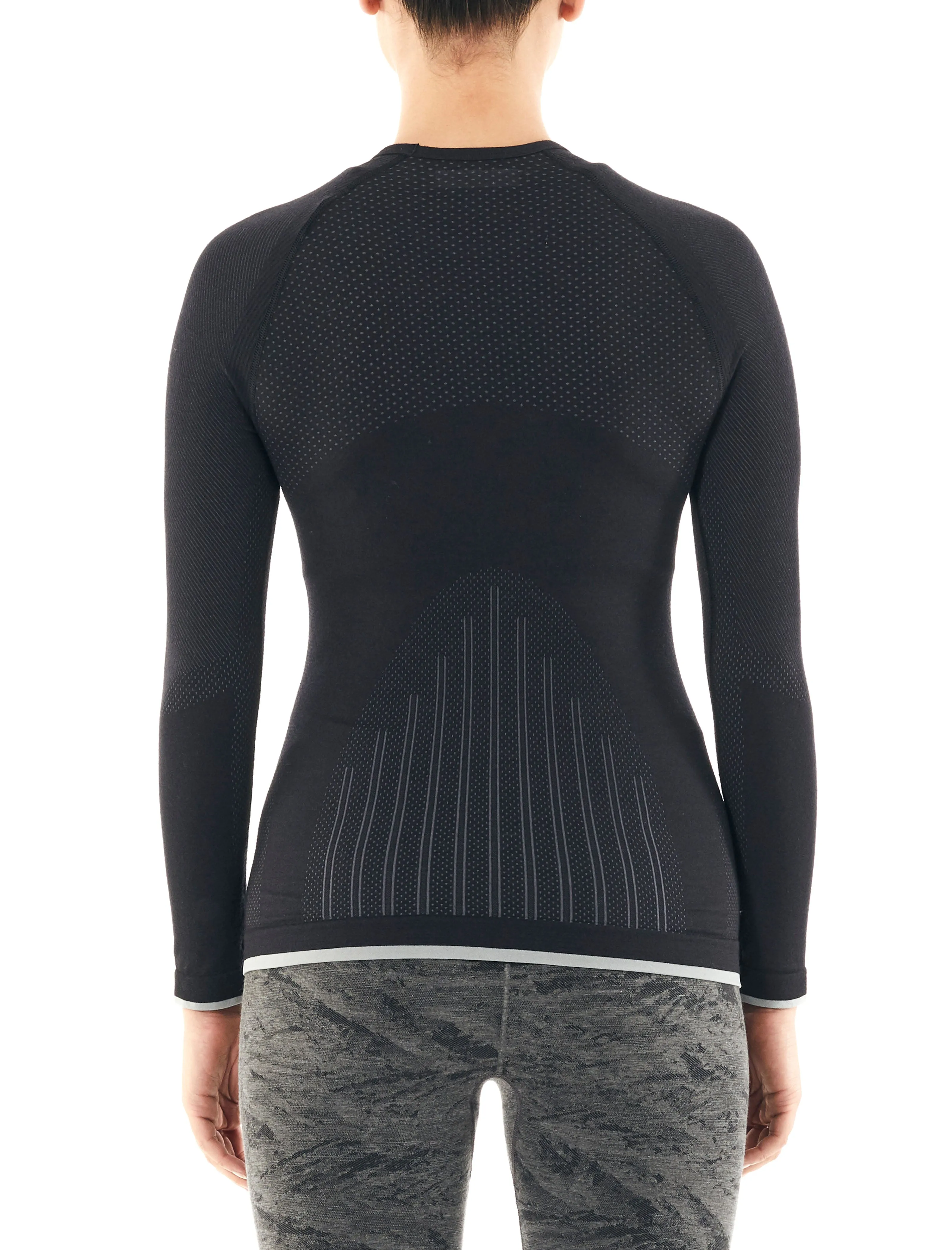 Womens 200 Seamless LS Crewe