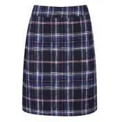 Woven Check Skirt